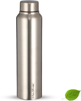 World'nox EcoLast Stainless Steel Bottle for School, Sports, Office, Travel, Fridge 1000 ml Water Bottle(Set of 1, Silver)