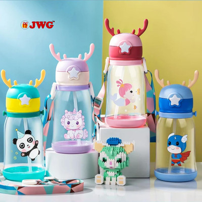 Jwg Sipper 650 ml Water Bottles(Set of 2, Multicolor)