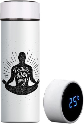 TrendoPrint WB608 Printed LED Display Temperature Smart Vacuum Insulated Thermos Hot & Cold 500 ml Water Bottle(Set of 1, Multicolor)