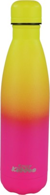 smily kiddos Steel water bottle 500 ml Water Bottle(Set of 1, Yellow)