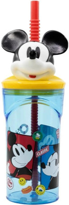 striders Mickey Mouse 3D Figurine Tumbler Cup – Cute Spill-Proof Kids Cartoon Cup 360 ml(Multicolor)