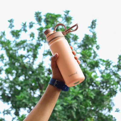 Femora Water bottle 680 ml(Pink)