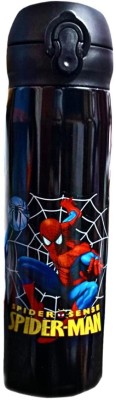 Anayatech spiderman 500 ml Water Bottle(Set of 1, Black)