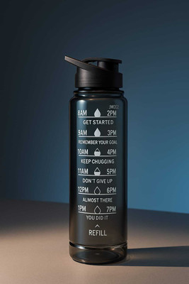 SKYLIFE 1000 ml Plastic Bottle(Pack of 1, Black)