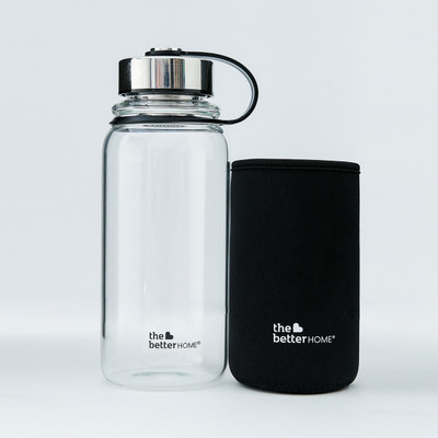 The Better Home 1000 ml Steel Bottle(Pack of 1, Clear)