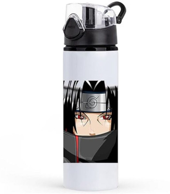 Trendblend Anime Printed Sipper Water Bottle 750ml With Wide mouth Boy and Girl Theme-13 750 ml Water Bottle(Set of 1, White)