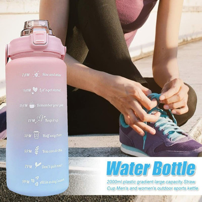 nunki trend 1 2000 ml Water Bottle(Set of 1, Pink)