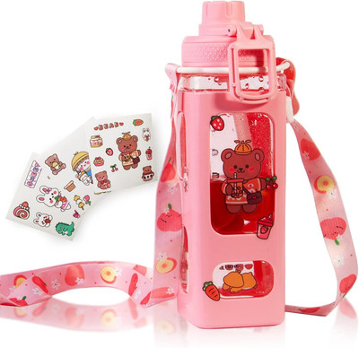 SEAHAVEN Kawaii Water Bottle 700 ml(Multicolor)