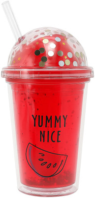 Everyday Bazaar 500 ml Plastic Sipper(Pack of 1, Red)