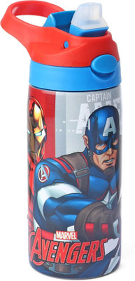 striders Avengers Kids Stainless Steel Insulated Water Bottle – Leak-Proof BPA-Free 500 ml(Multicolor)