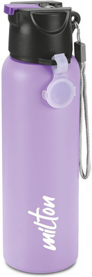 MILTON Sipstar Stainless Steel Water Bottle with Sipper Lid NOT HOT N COLD 690 ml Water Bottle(Set of 1, Purple)