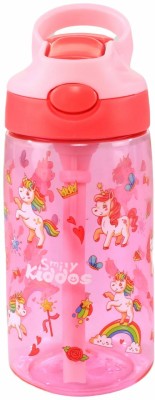 smily kiddos 1 450 ml Water Bottle(Set of 1, Pink)
