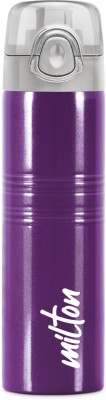 MILTON vogue Stainless Steel Water Bottle,NOT HOT AND COLD,SINGLE WALL FRIEDGE BOTTLE 750 ml Water Bottle(Set of 1, Purple)