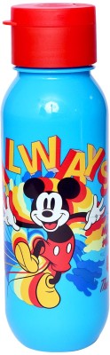 Gluman Claro Mini Mickey Cartoon Character Spout Lid 500ml Bottle (Pack of 2) 500 ml Water Bottles(Set of 2, Blue, Yellow)