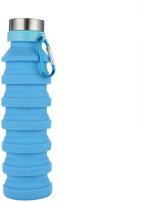 STYLE HOMEZ Silicon Bottle By Style Homez 550 ml Water Bottle(Set of 1, Blue)