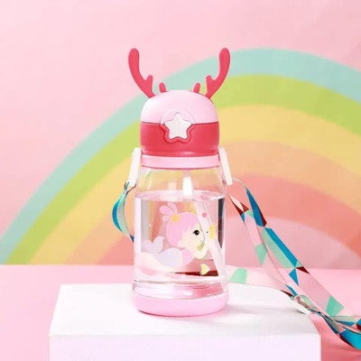 SHIV SHAKTI TRADING Deer Water Bottle 600 ml Water Bottle(Set of 1, Multicolor)