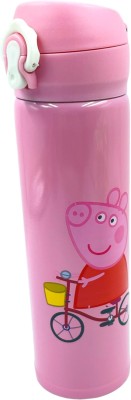 Fullkart Peppa_1 500 ml Water Bottle(Set of 1, Pink)