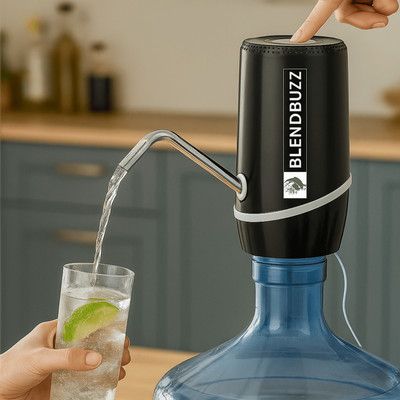Blend Buzz Travel Friendly USB Water Dispenser for 1 Litre Bottles Silent Motor Bottled Water Dispenser