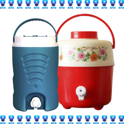 BLVD 5 L Aqua Blue and 10 L RED Jug Bottled Water Dispenser