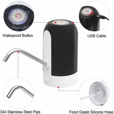 Hemito Heavy Duty AutoHeavy Duty Automatic USB Charging Wireless Water Can Dispenser Pu Bottom Loading Water Dispenser