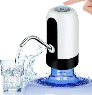 TROZI ENTERPRISES Electric Water Bottle Pump Dispenser with USB Charging Cable Bottled Water Dispenser