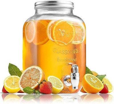 Tablelily Glass Utility Container  - 4000 ml(Transparent)