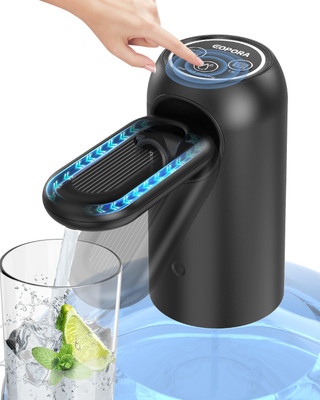 Eopora Foldable Two-Tube Water Outlet Water Dispenser , Rechargeable Water Dispenser Bottom Loading Water Dispenser