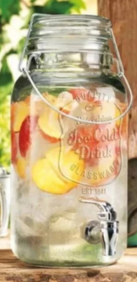 Dautaniya Glass Utility Container  - 3800 ml(Clear)