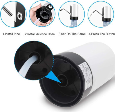 Rajkuvar 6 L Yellow jar and 20 L White bottle blue Combo Bottled Water Dispenser