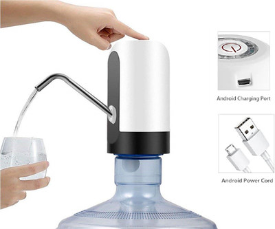 ZVR Unbreakable Plastic Jug with 4 Piece Plastic Glass Bottled Water Dispenser
