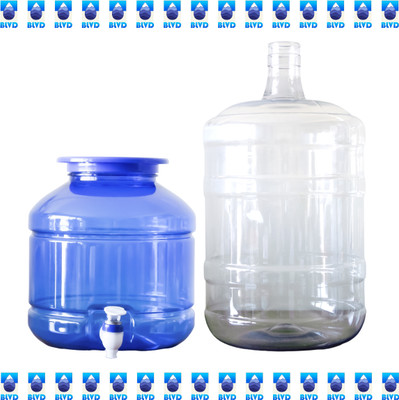 BLVD 10 L Handi Blue and 20 L White bottle combo Bottled Water Dispenser