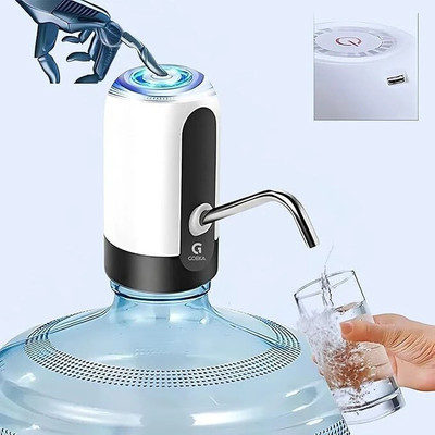 Goeka Automatic Wireless Water Can Dispenser for 20L Bottle Can, Portable Water Pump Bottled Water Dispenser