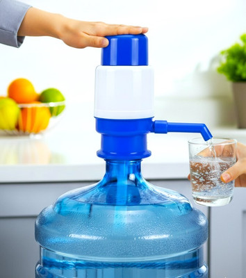 Xcessorymate Manual Hand Press Water Dispenser Pump for Bottles and Cans, Zero Electricity Bottom Loading Water Dispenser