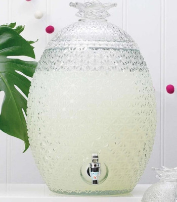 DSRPC Transparent Liquor Dispenser Glassware Dispenser Beer Juice Water Mason Jar 10 L Bottled Water Dispenser