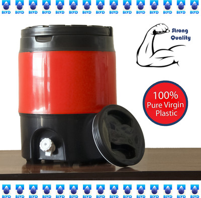 BLVD 20 Liter Plastic Insulated Water Dispenser Jar|Container Red Bottom Loading Water Dispenser