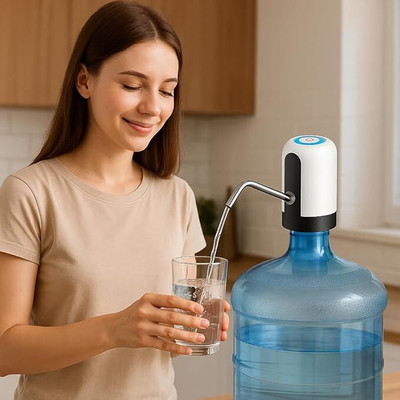 GOODINA Automatic Wireless Water Can Dispenser Pump for 20 Litre Bottle Can Bottom Loading Water Dispenser