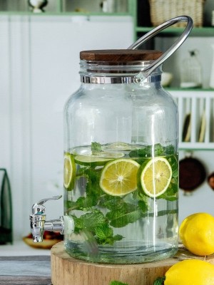 SMILERY 1.5 L Glass Table Top Manual Water Dispenser