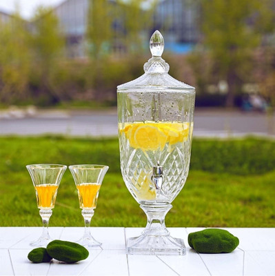 TDMM Glass Dispenser For Water, Juice, Liquor Dispenser, Glass Dispenser with tap, Bottled Water Dispenser