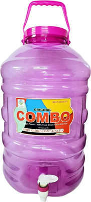 PLAMO 20 LTR PINK COMBO JAR Bottom Loading Water Dispenser