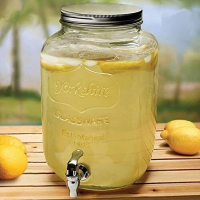 SMILERY Glass Utility Container  - 4000 ml(Clear)