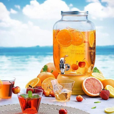 RRAARR Glass Utility Container  - 4000 ml(Clear)