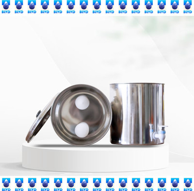 BLVD Stainless Steel Water Filter| Long Ceramic Candle 2|30L  Purifier 30 L Gravity Based Water Purifier(Silver)