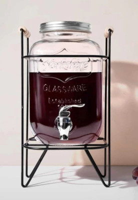 RKPL 5 L Transparent Glass Dispenser Bottom Loading Water Dispenser