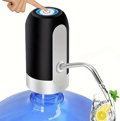 MOBONE ® Automatic Wireless Water Can Dispenser Pump with Silicone Pipe, USB Cable Bottom Loading Water Dispenser