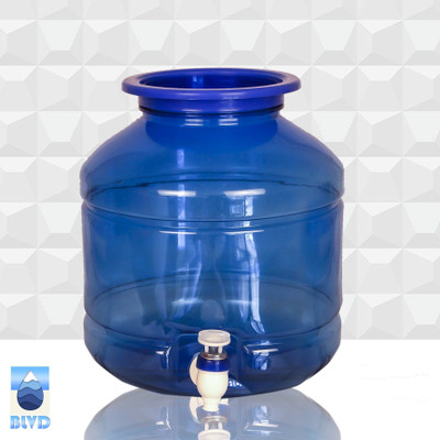 BLVD 10 L Table Top Manual Water Dispenser Blue Bottom Loading Water Dispenser