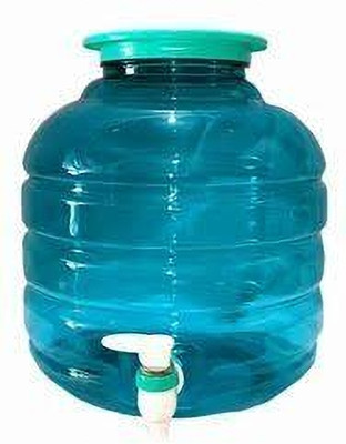 BLVD 10 Liter Bottle Can Dispenser Water Jug- Blue Set-1 Bottom Loading Water Dispenser
