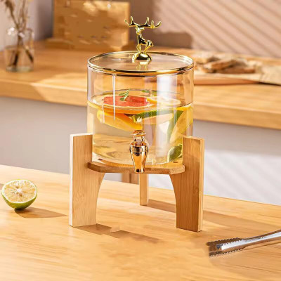 Kriti Traders Water Beverage Dispenser with Wooden Stand Bottom Loading Water Dispenser