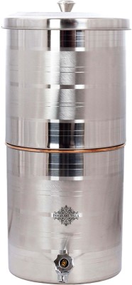 INDIAN ART VILLA 20 L Steel, Copper Table Top Manual Water Dispenser