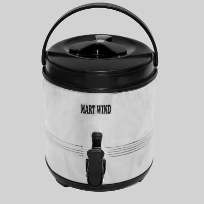 Mart Wind Stainless Steel Mayur Jug 5 Litres With Handle Bottled Water Dispenser