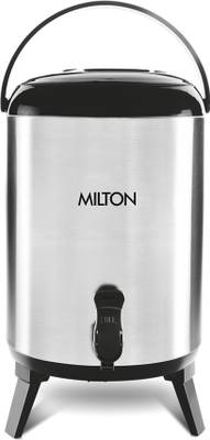 MILTON Thermo Steel Stellar 5 Lit Water Jug 5000 ml Flask  (Pack of 1, Silver, Plastic, Steel)
